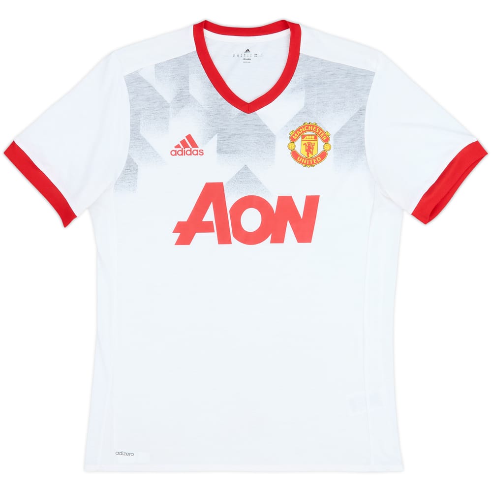 2016-17 Manchester United adidas Cotton Tee - 7/10 - (M)