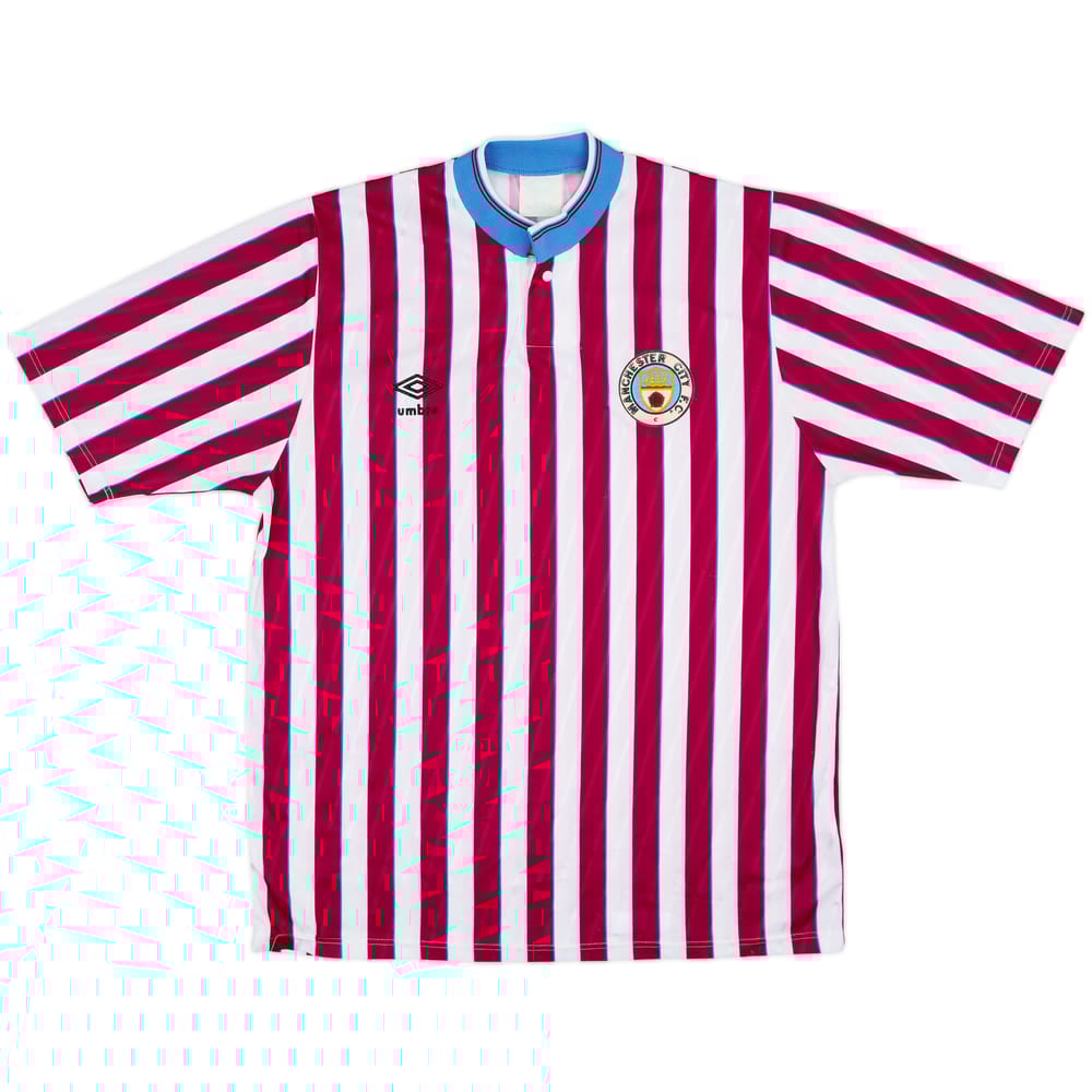 1988-90 Manchester City Away Shirt - 8/10 - (L)