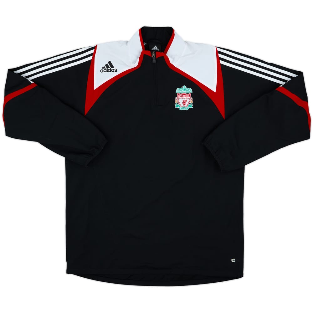 2007-08 Liverpool adidas 1/4 Zip Drill Top - 7/10 - (L)