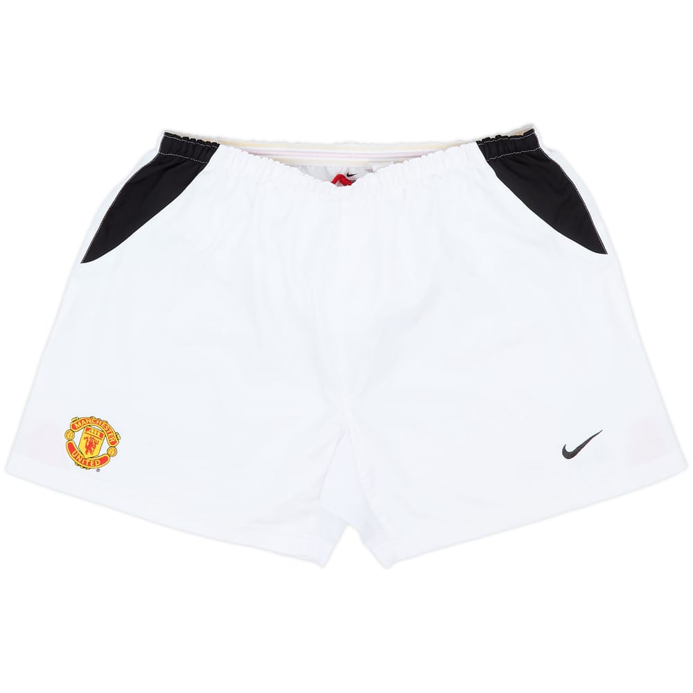 2002-04 Manchester United Home Shorts - 8/10 - (L)