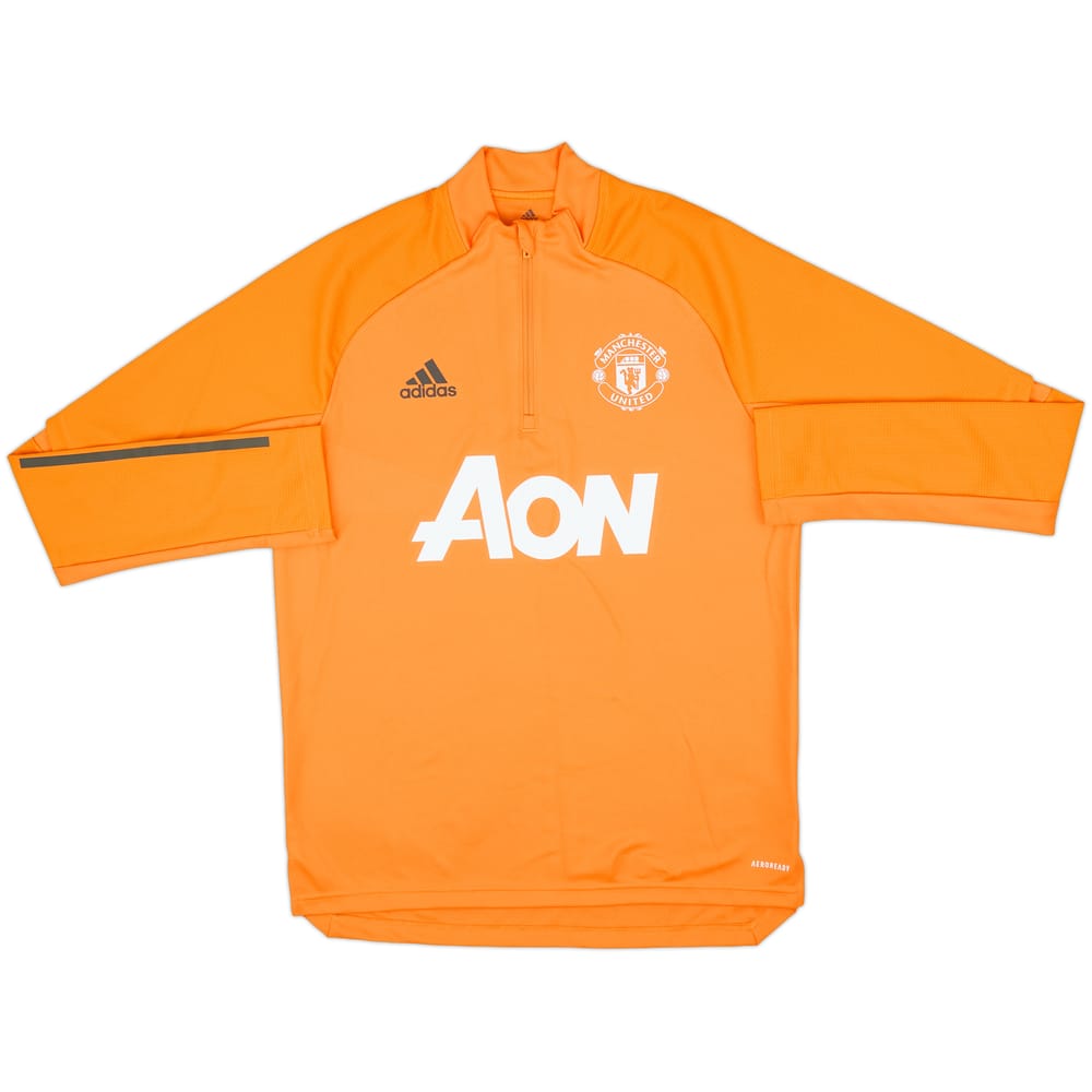 2020-21 Manchester United adidas 1/4 Zip Training Top - 7/10 - (M)