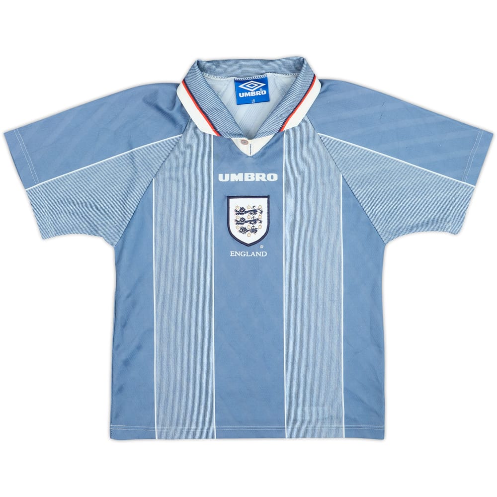 1996-97 England Away Shirt - 9/10 - (L.Boys)