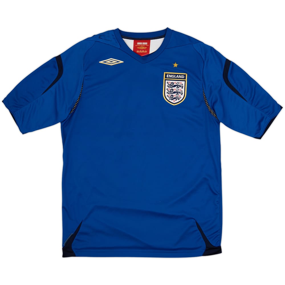 2006-08 England GK S/S Shirt - 7/10 - (M)