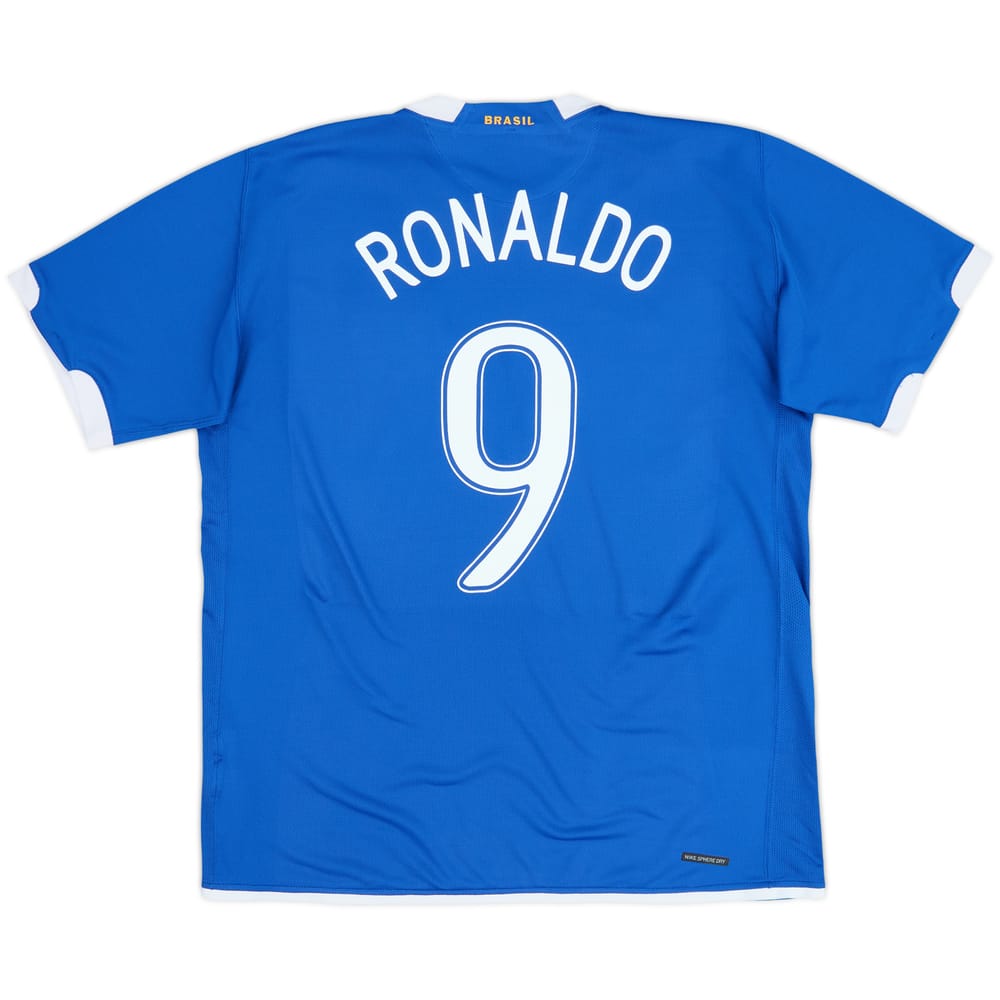 2006-07 Brazil Away Shirt Ronaldo #9 - 6/10 - (L)