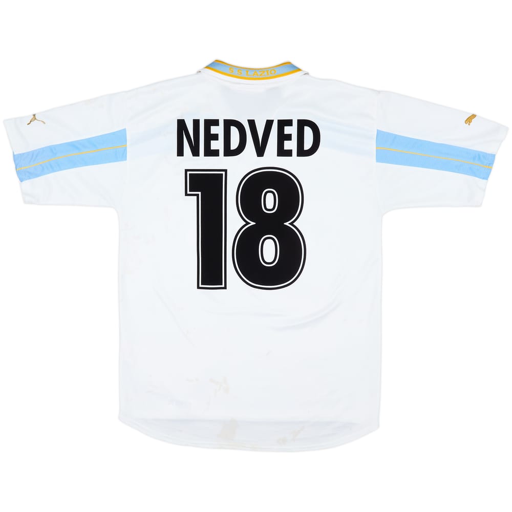 1999-00 Lazio Centenary Home Shirt Nedved #18 - 5/10 - (L)