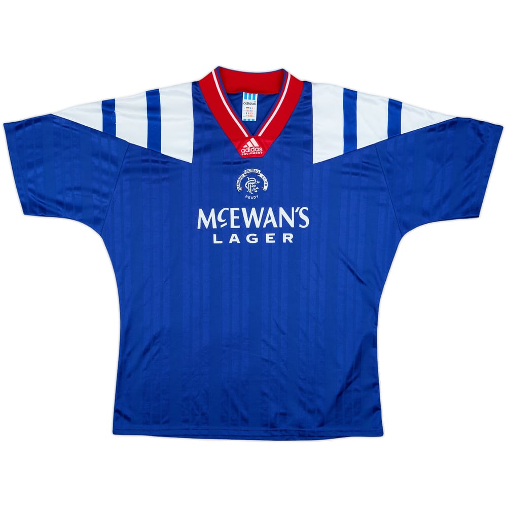 1992-94 Rangers Home Shirt - 8/10 - (XL)