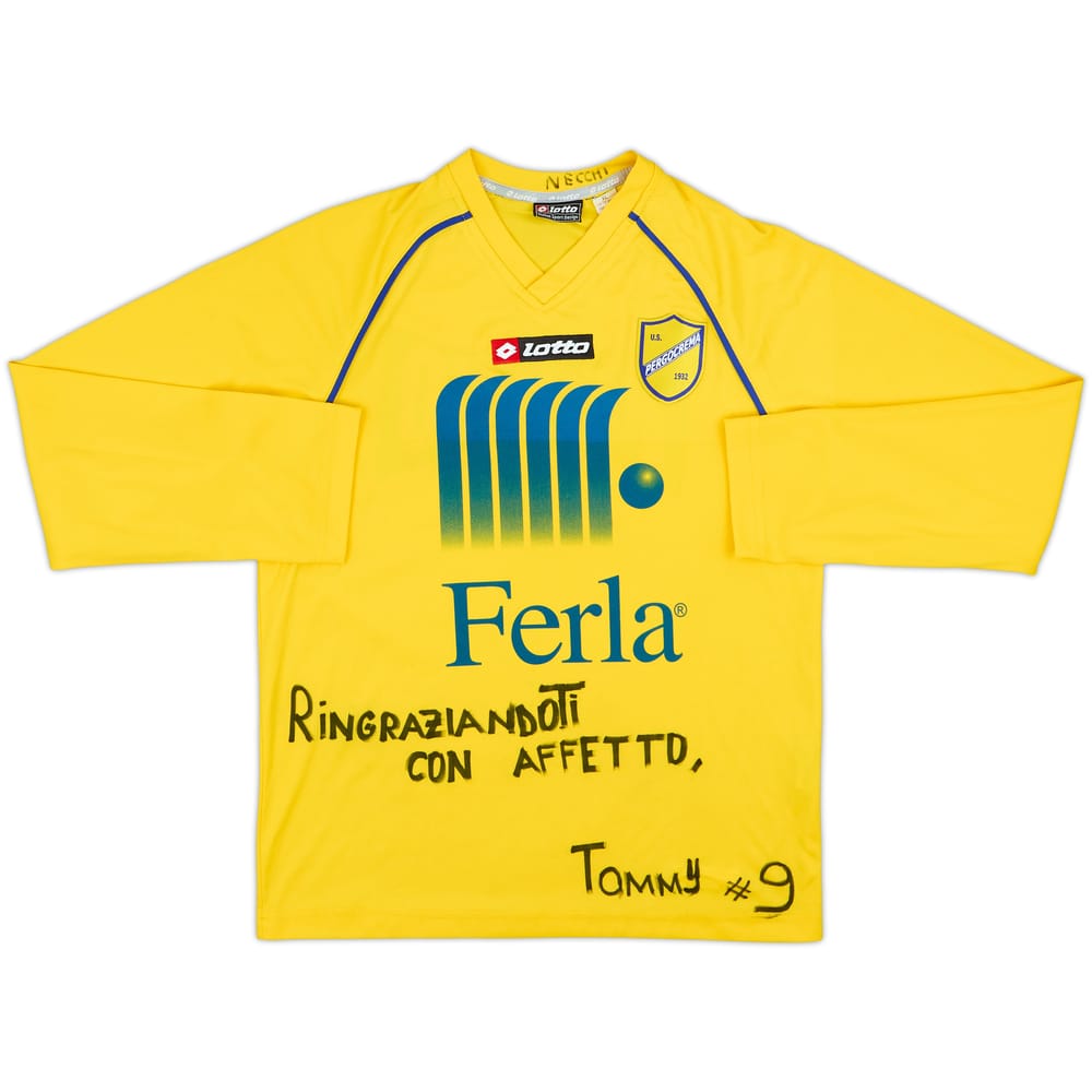 2009-10 Pergocrema Lotto Training L/S Shirt - 3/10 - (XL.Boys)