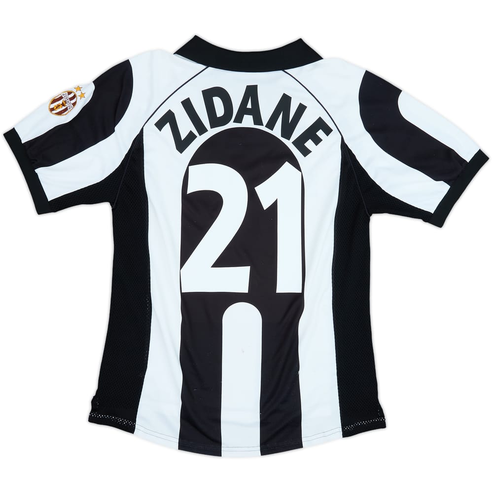 1997-98 Juventus Centenary Home Shirt Zidane #21 - 5/10 - (L)