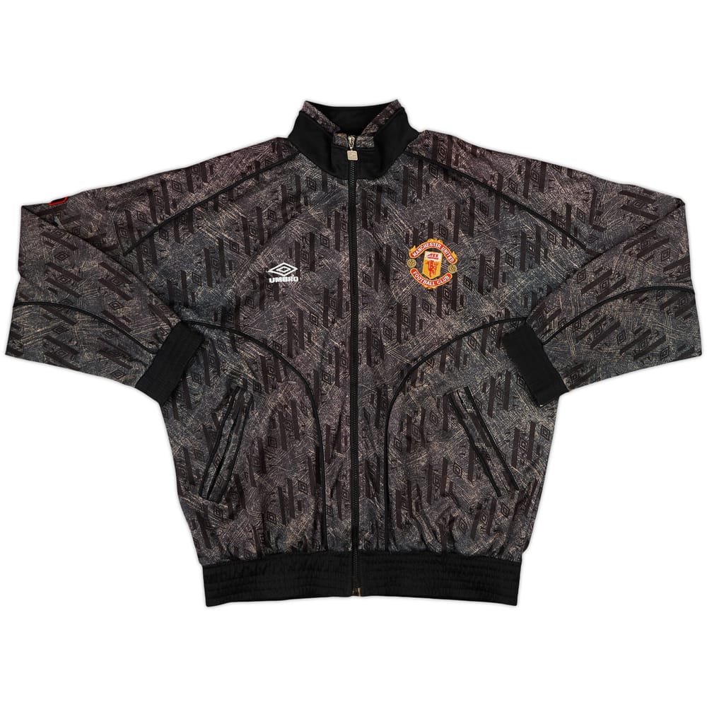 1992-93 Manchester United Umbro Track Jacket - 4/10 - (M)