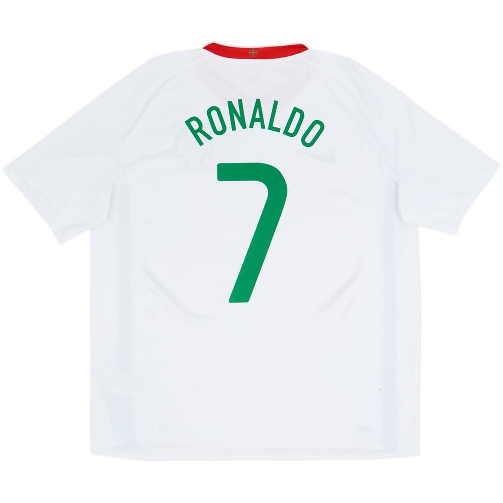 2008-10 Portugal Away Shirt Ronaldo #7 - 8/10 - (XL)