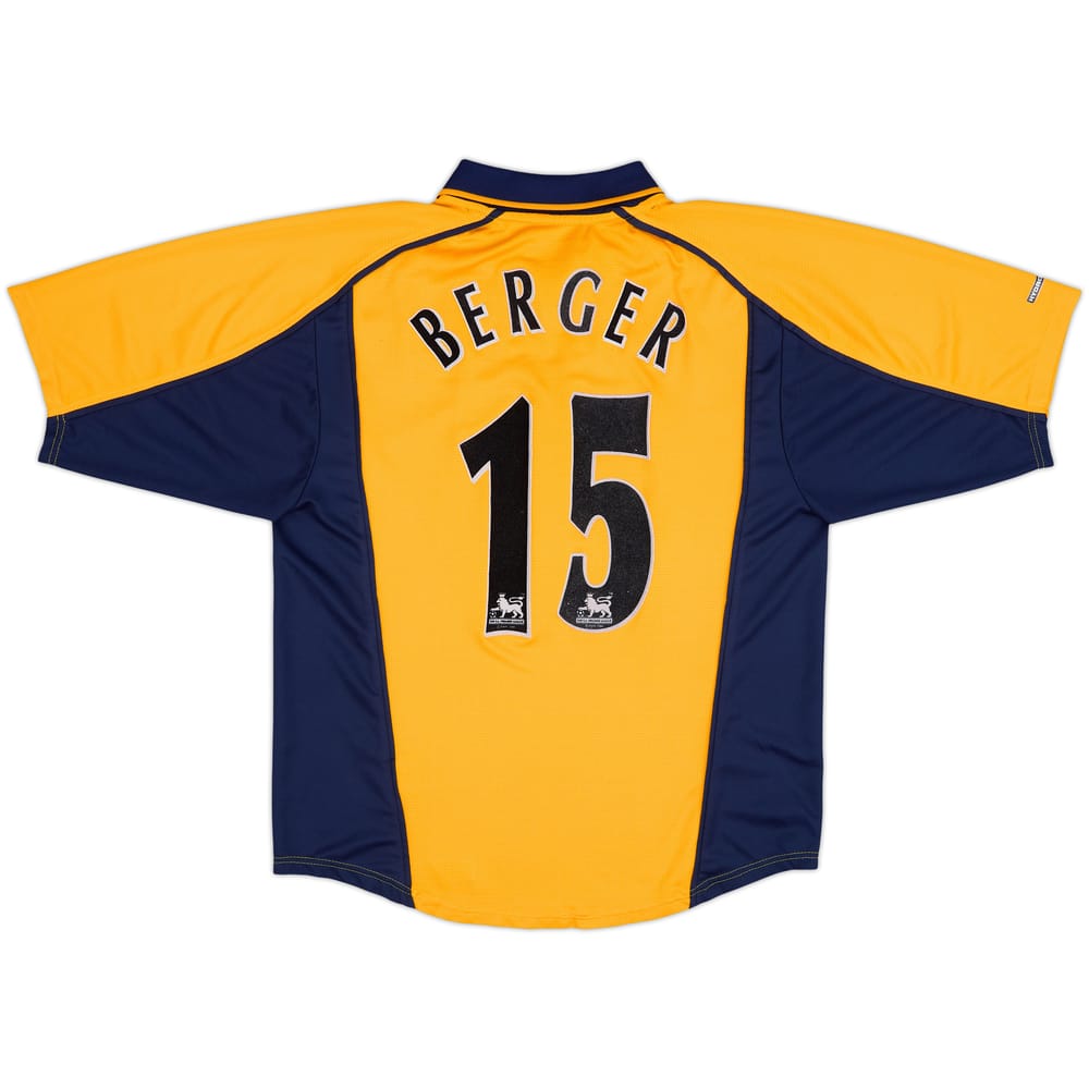 2000-02 Liverpool Away Shirt Berger #15 - 8/10 - (M)