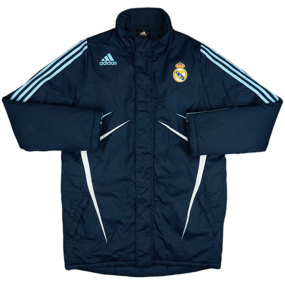 2007-08 Real Madrid adidas Padded Bench Coat - 8/10 - (M)