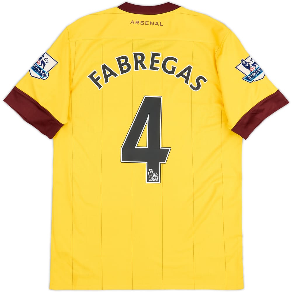 2010-13 Arsenal Away Shirt Fabregas #4 - 8/10 - (S)