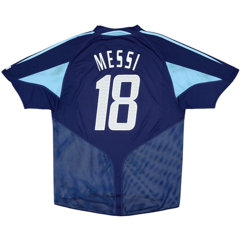 2004-05 Argentina Away Shirt Messi #18 - 10/10 - (XL)