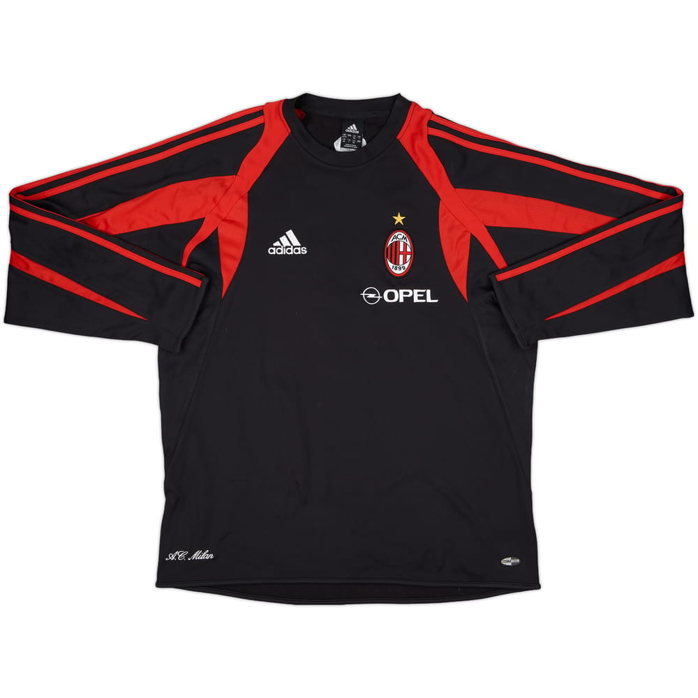 2002-03 AC Milan adidas Sweat Top - 8/10 - (L)