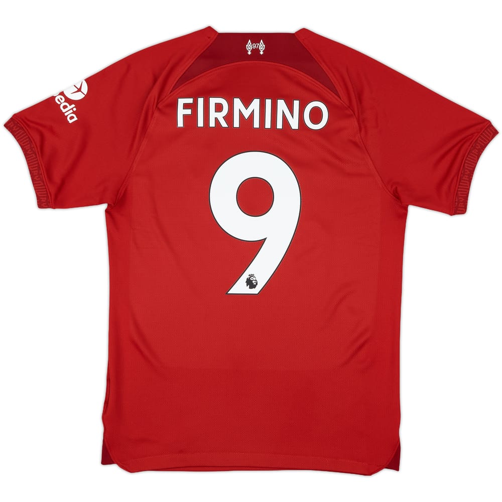 2022-23 Liverpool Home Shirt Firmino #9 - 9/10 - (S)