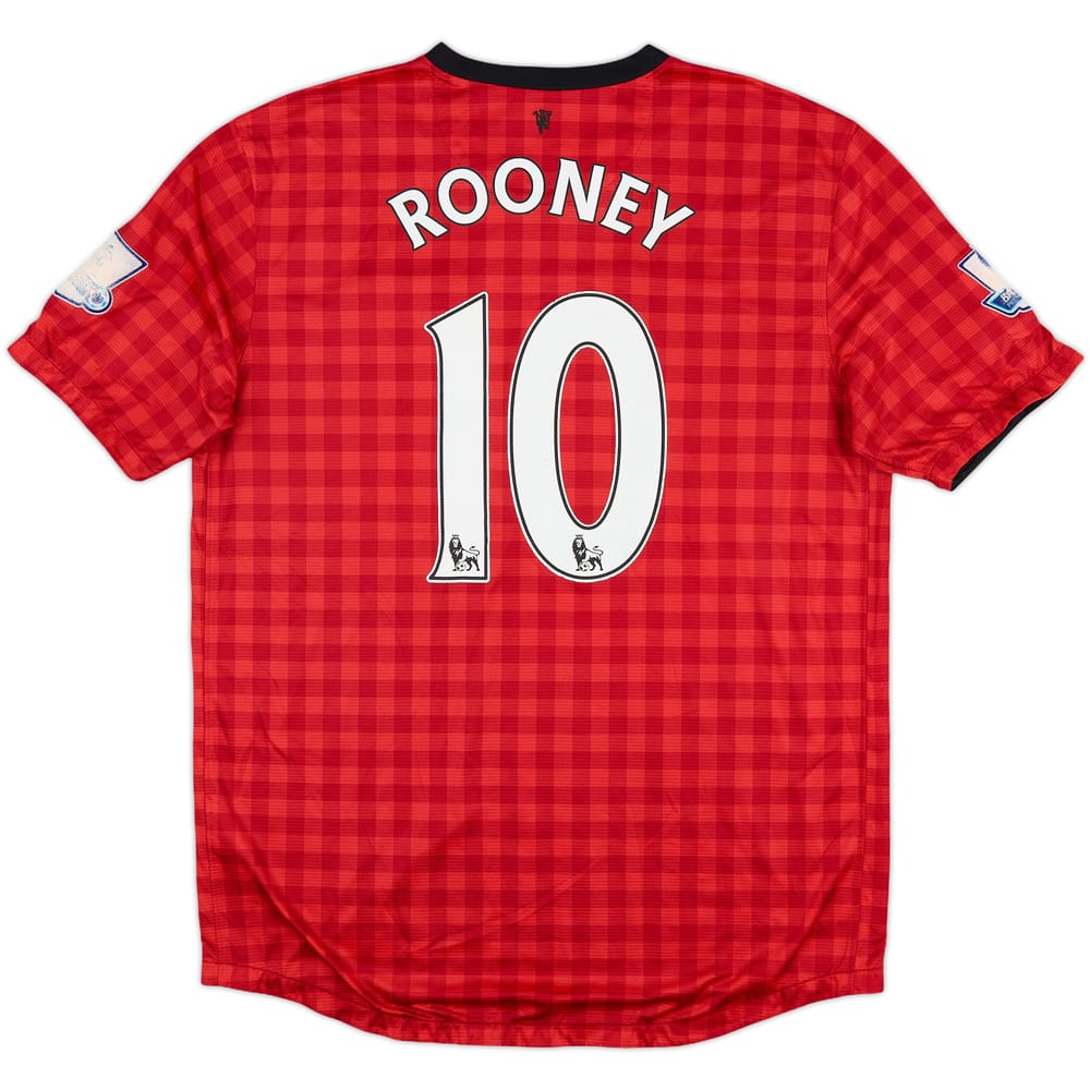 2012-13 Manchester United Home Shirt Rooney #10 - 5/10 - (L)