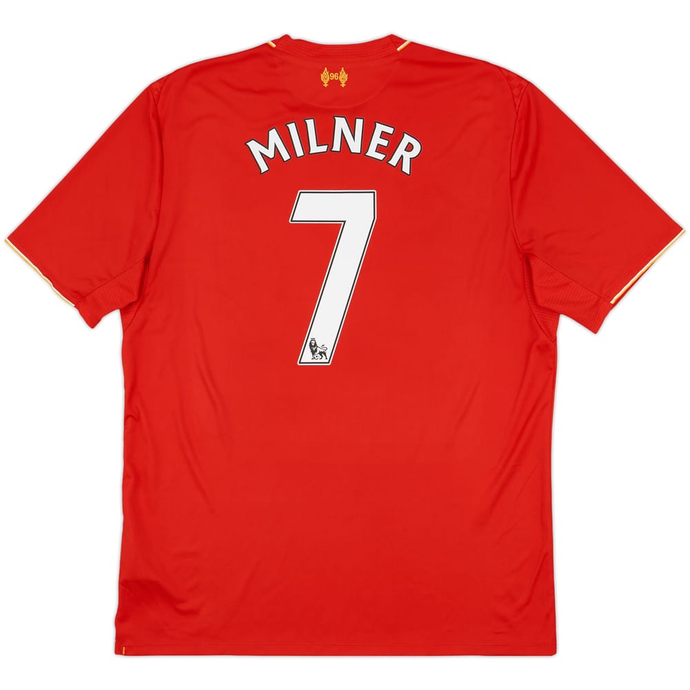 2015-16 Liverpool Home Shirt Milner #7 - 8/10 - (XL)