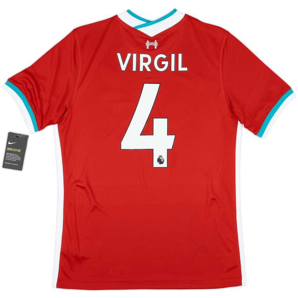 2020-21 Liverpool Home Shirt Virgil #4 (M)