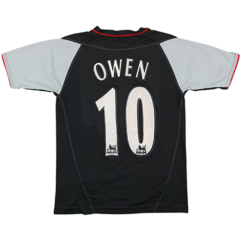 2002-04 Liverpool Away Shirt Owen #10 - 6/10 - (L.Boys)
