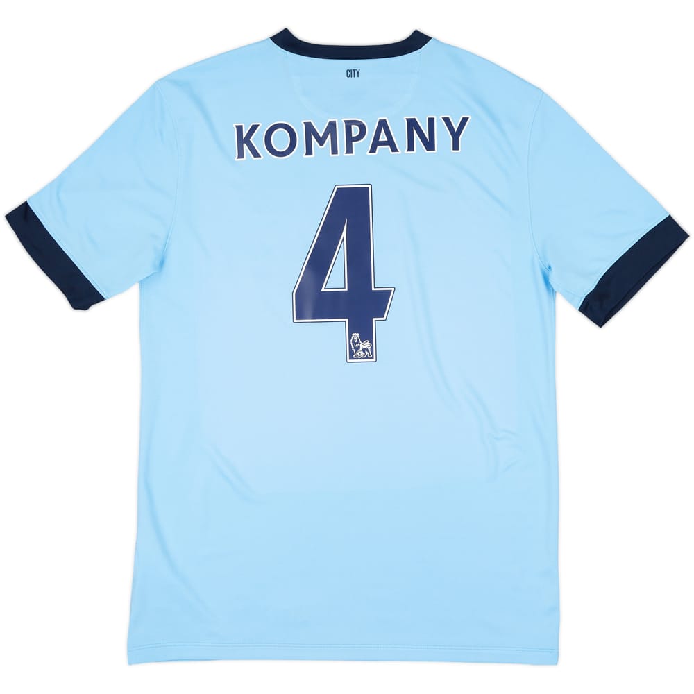 2014-15 Manchester City Home Shirt Kompany #4 - 7/10 - (L)
