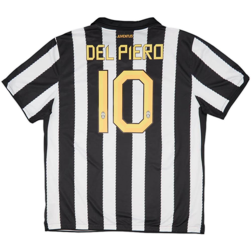 2010-11 Juventus Home Shirt Del Piero #10 - 8/10 - (XXL)