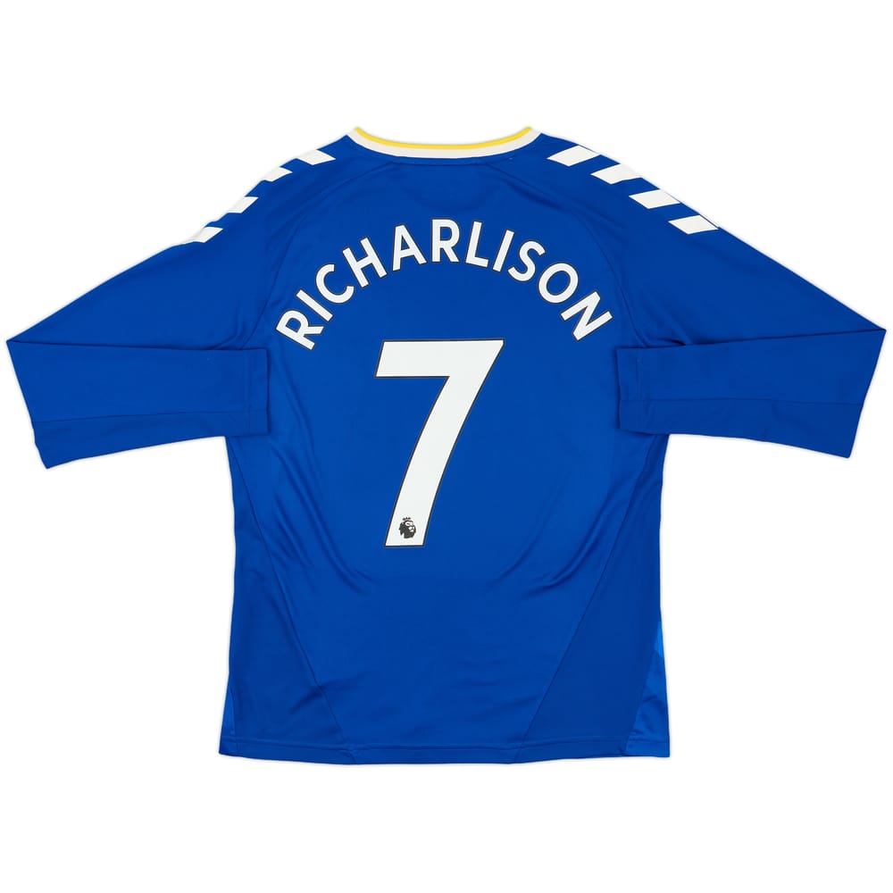 2021-22 Everton Home L/S Shirt Richarlison #7 - 8/10 - (M)