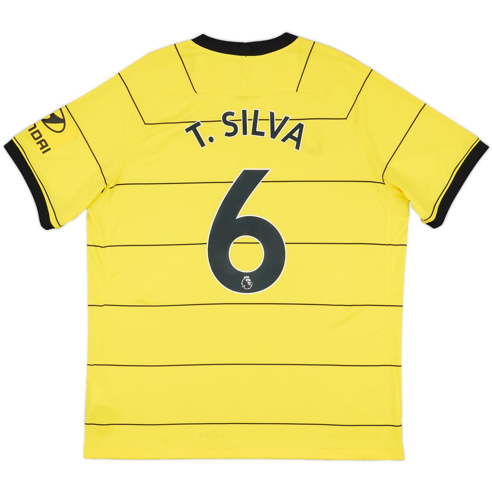 2021-22 Chelsea Away Shirt T.Silva #6 - 7/10 - (XL)