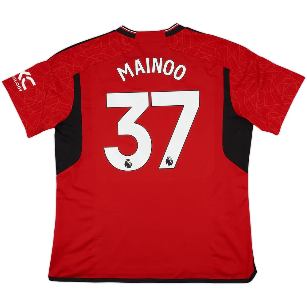 2023-24 Manchester United Home Shirt Mainoo #37 - 10/10 - (XXL)