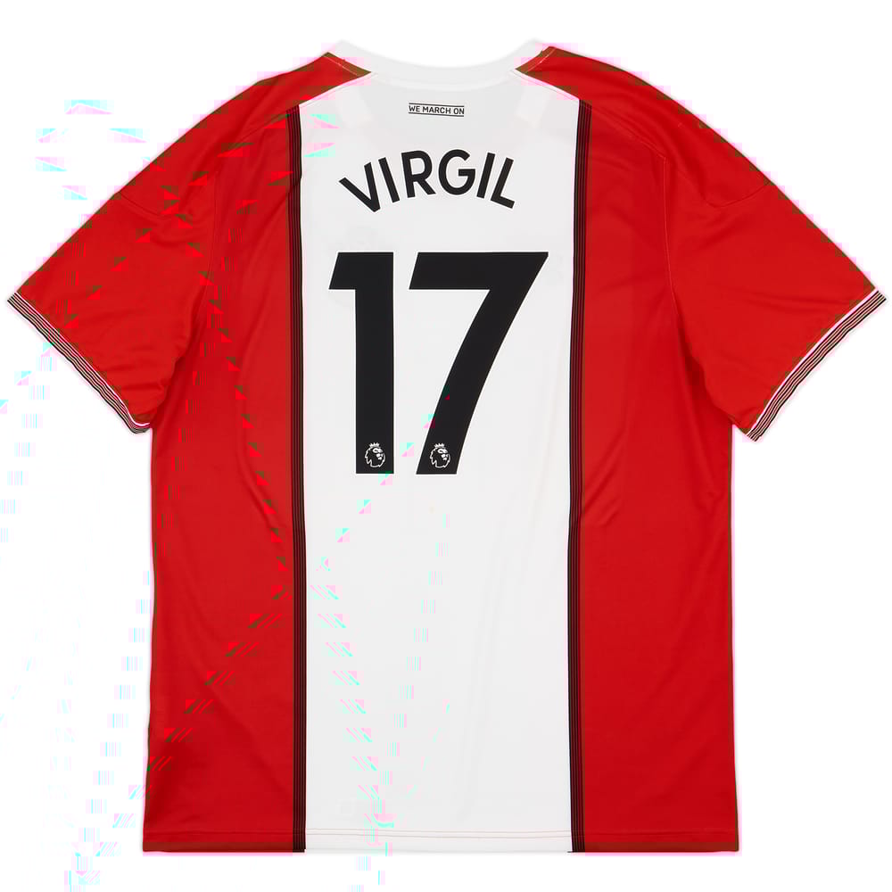 2017-18 Southampton Home Shirt Virgil #17 - 7/10 - (XXL)