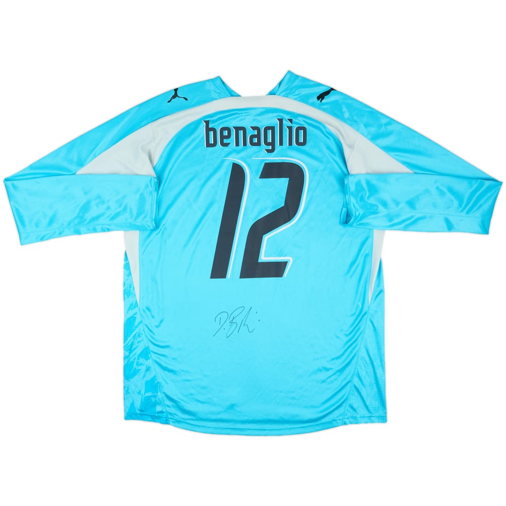 2006-08 Switzerland Match Issue Squad Signed GK Shirt Benaglio #12