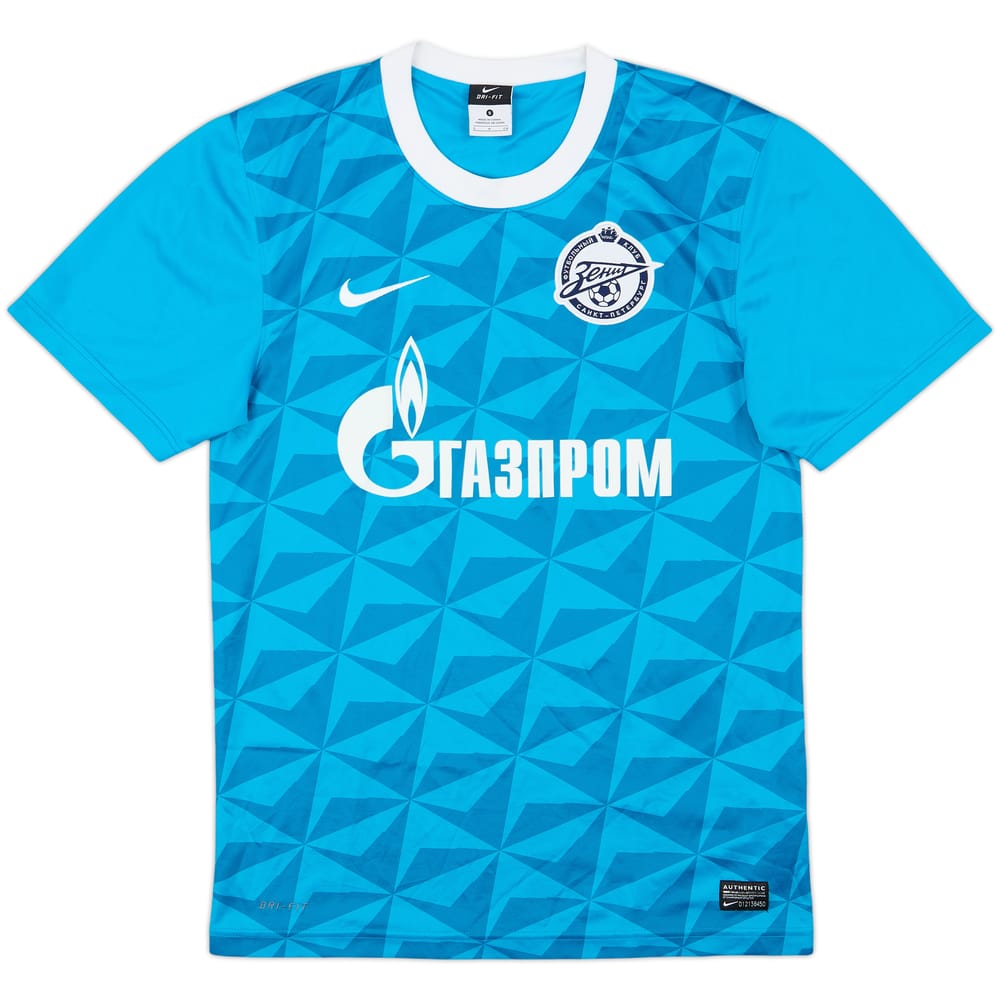 2011-12 Zenit St. Petersburg Basic Home Shirt - 9/10 - (S)
