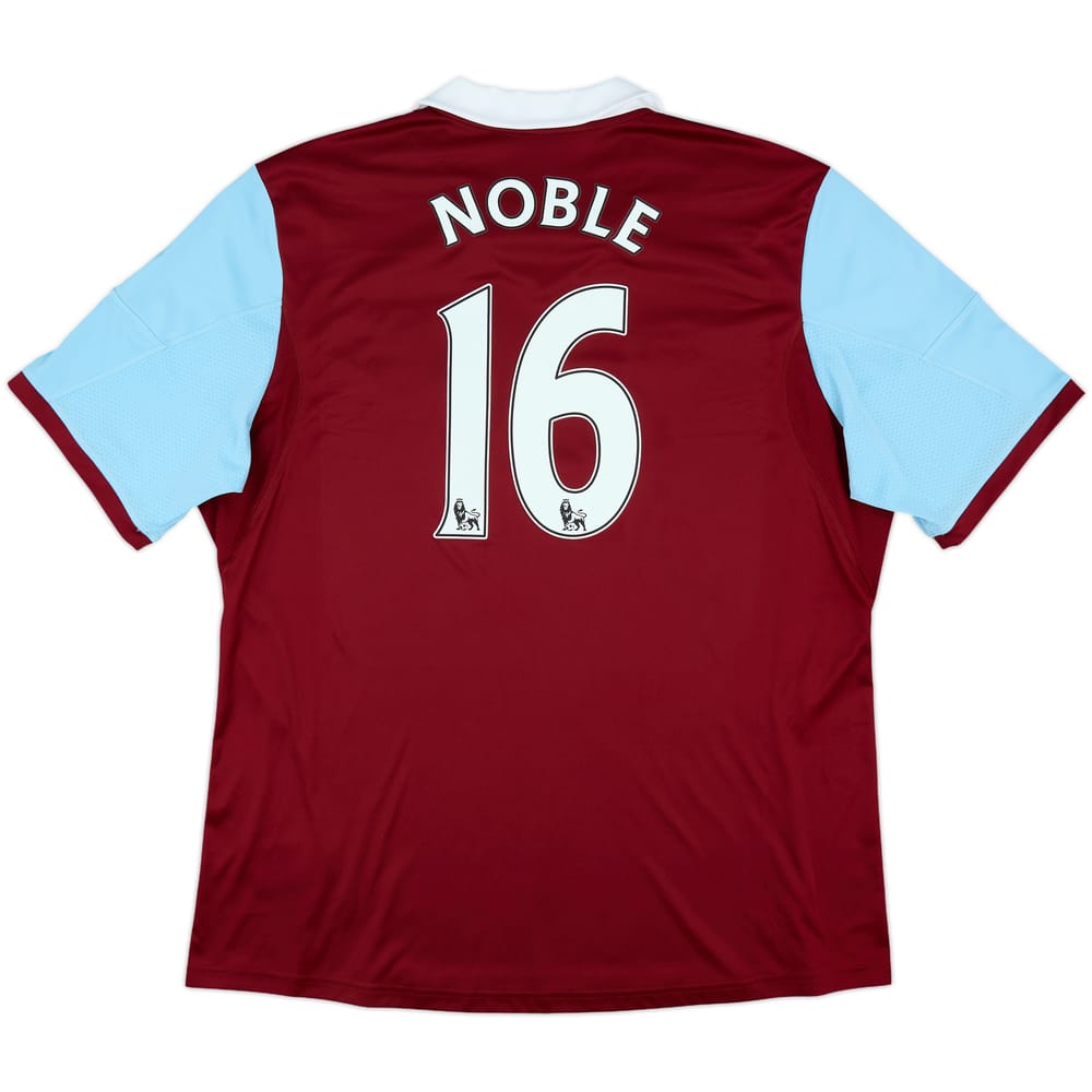 2013-14 West Ham Home Shirt Noble #16 - 9/10 - (XXL)