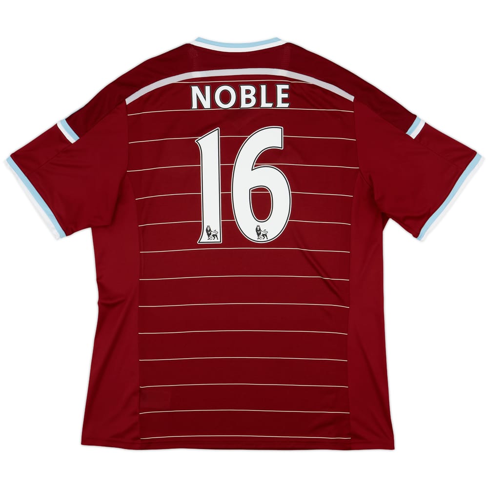 2014-15 West Ham Home Shirt Noble #16 - 10/10 - (XXL)