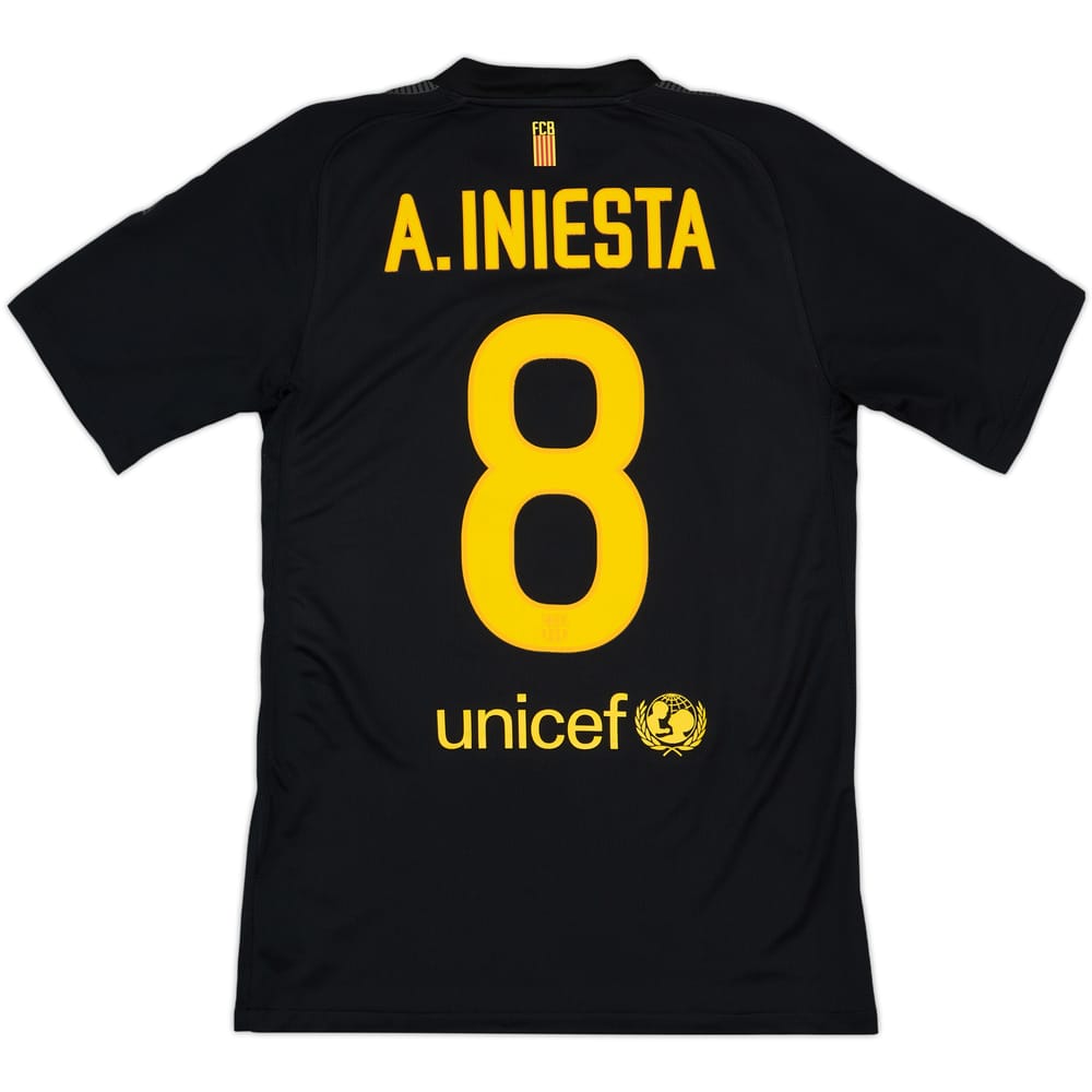 2011-12 Barcelona Away Shirt A.Iniesta #8 - 8/10 - (S)