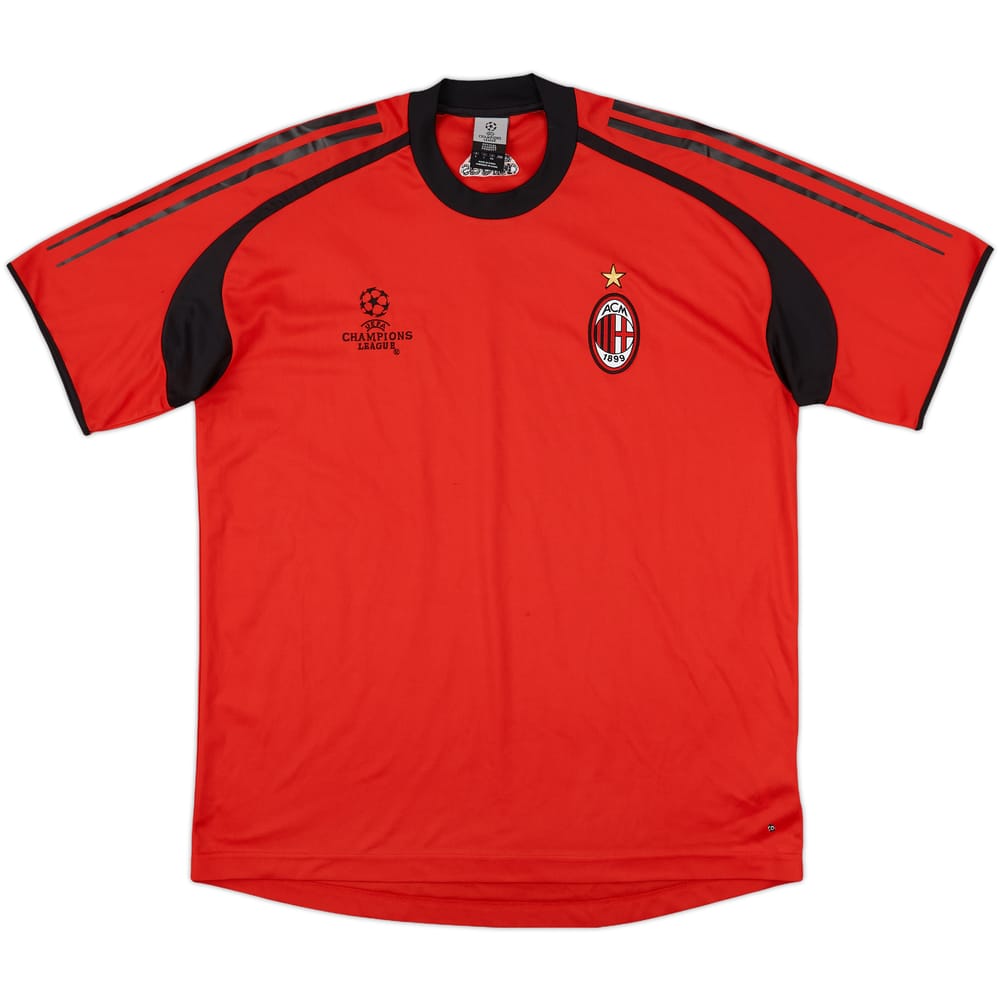 2004-05 AC Milan adidas Champions League Training Shirt - 8/10 - (L)