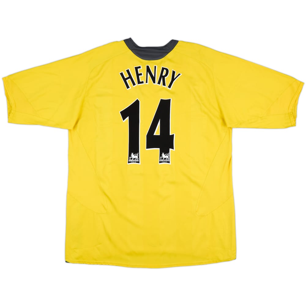 2005-06 Arsenal Away Shirt Henry #14 - 6/10 - (XXL)