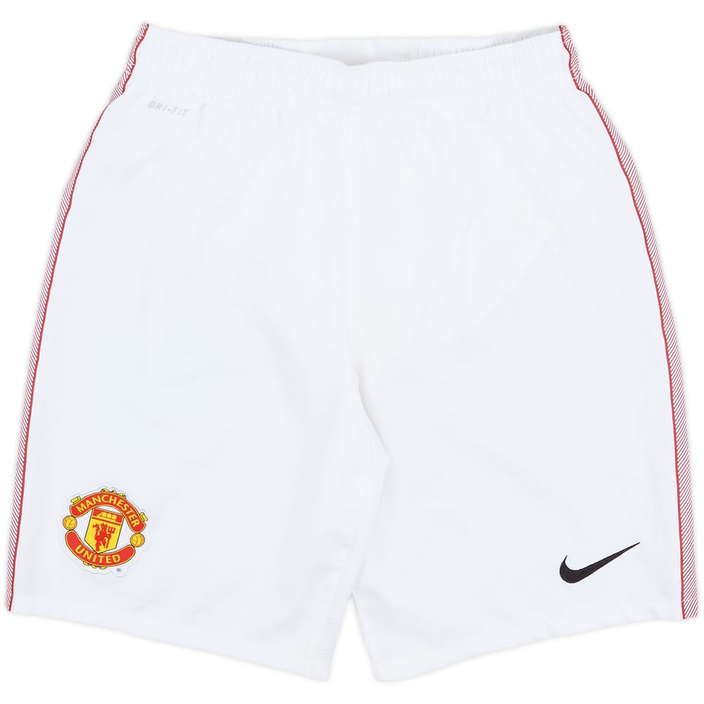 2012-13 Manchester United Home Shorts - 7/10 - (L.Boys)