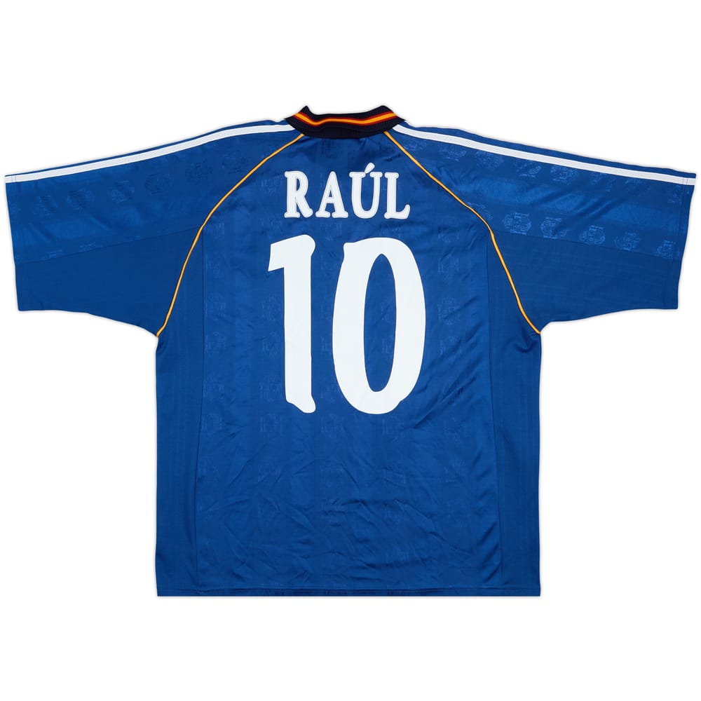 1999-00 Spain Away Shirt Raul #10 - 7/10 - (L)