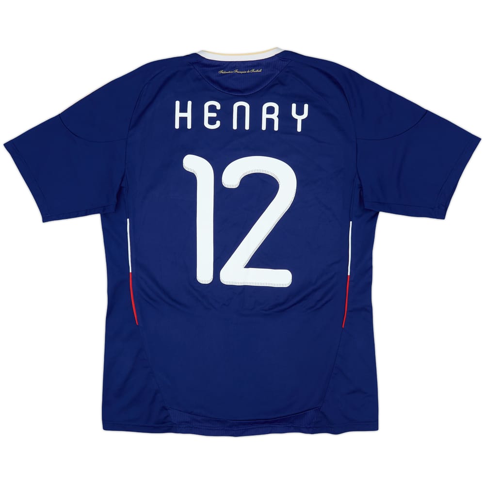 2009-10 France Home Shirt Henry #12 - 7/10 - (L)
