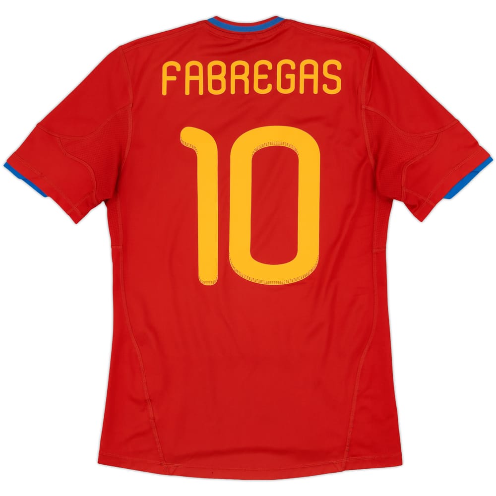 2009-10 Spain Home Shirt Fabregas #10 - 6/10 - (S)