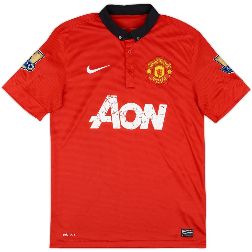 2013-14 Manchester United Home Shirt - 4/10 - (S)
