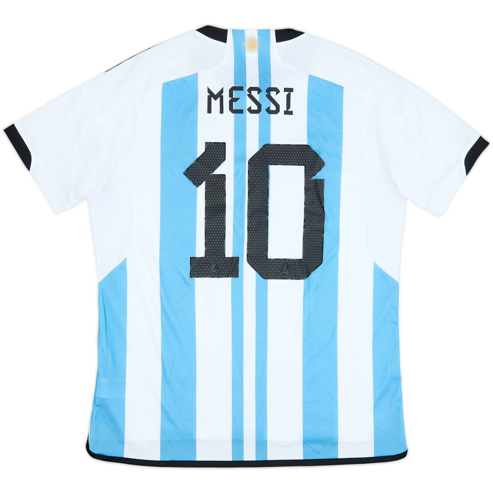 2022-23 Argentina Home Shirt Messi #10 - 8/10 - (XL)