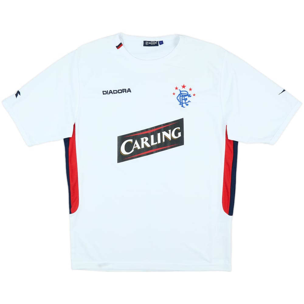 2004-05 Rangers Diadora Training Shirt - 9/10 - (M)