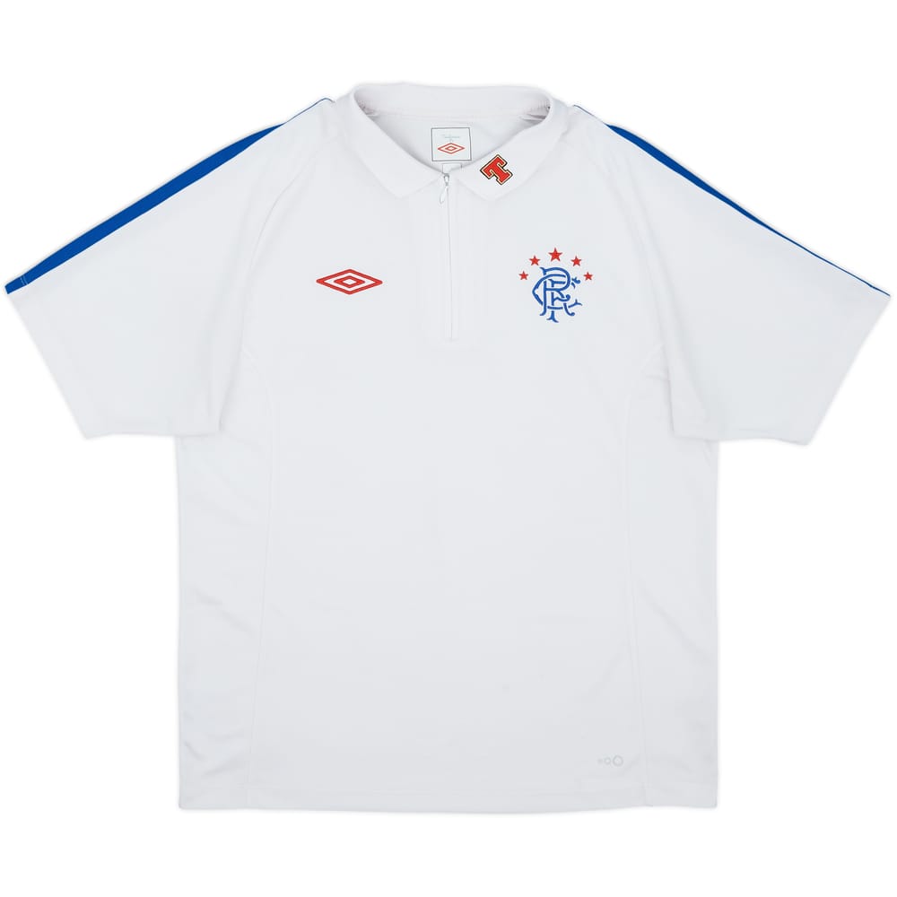 2010-11 Rangers Umbro 1/4 Zip Training Shirt - 9/10 - (L)
