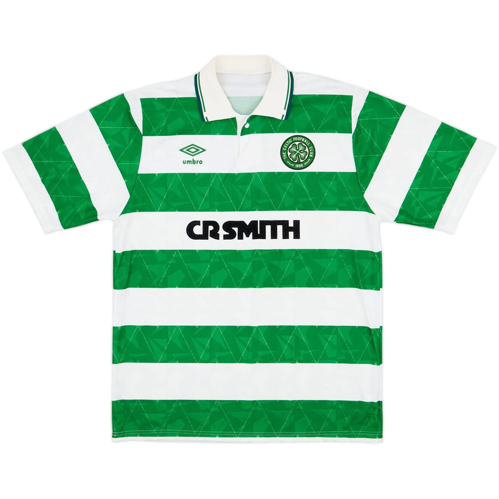 1989-91 Celtic Home Shirt - 8/10 - (M)