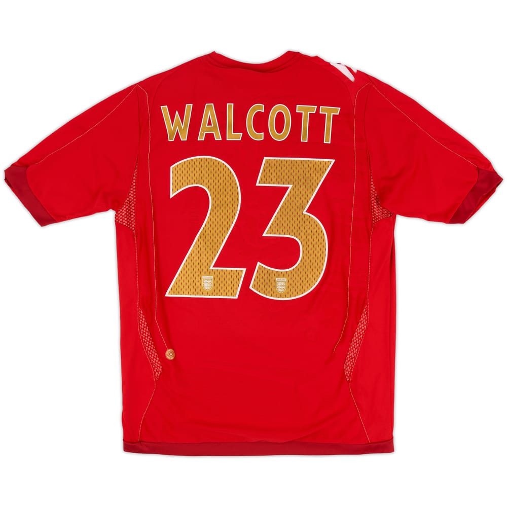 2006-08 England Away Shirt Walcott #23 - 8/10 - (M)