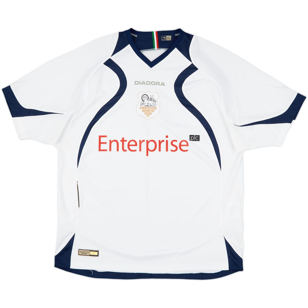 2007-08 Preston North End Home Shirt - 8/10 - (XL)