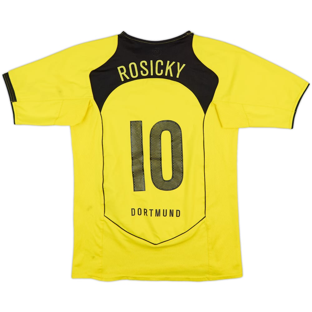 2004-05 Borussia Dortmund Home Shirt Rosicky #10 - 6/10 - (XL.Boys)