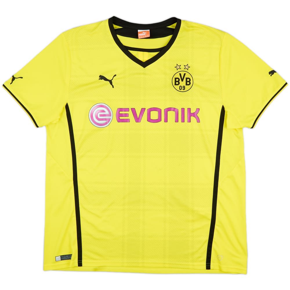 2013-14 Borussia Dortmund Home Shirt - 8/10 - (XXL)